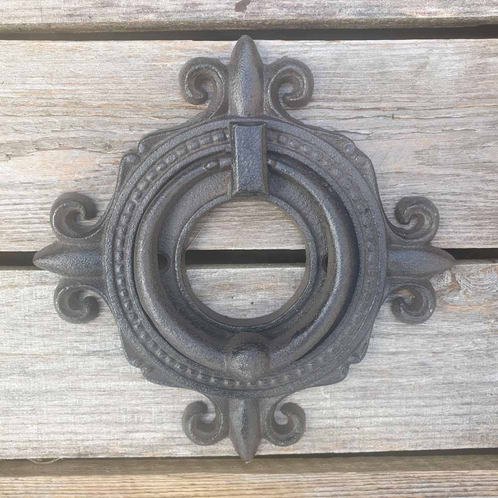 Cast Iron Victorian Door Knocker  Hooks Knobs 