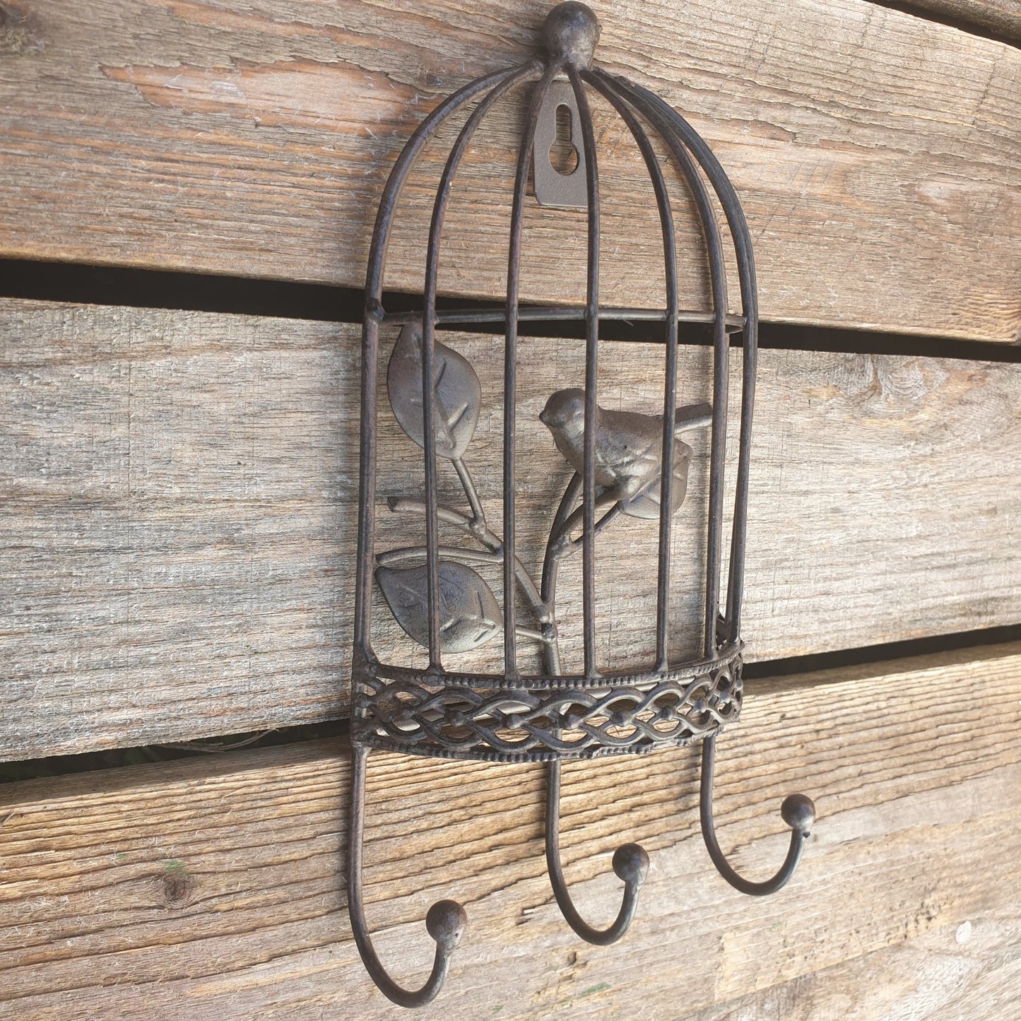 Bird Cage Wall Hook - Triple Hook  Hooks Knobs 