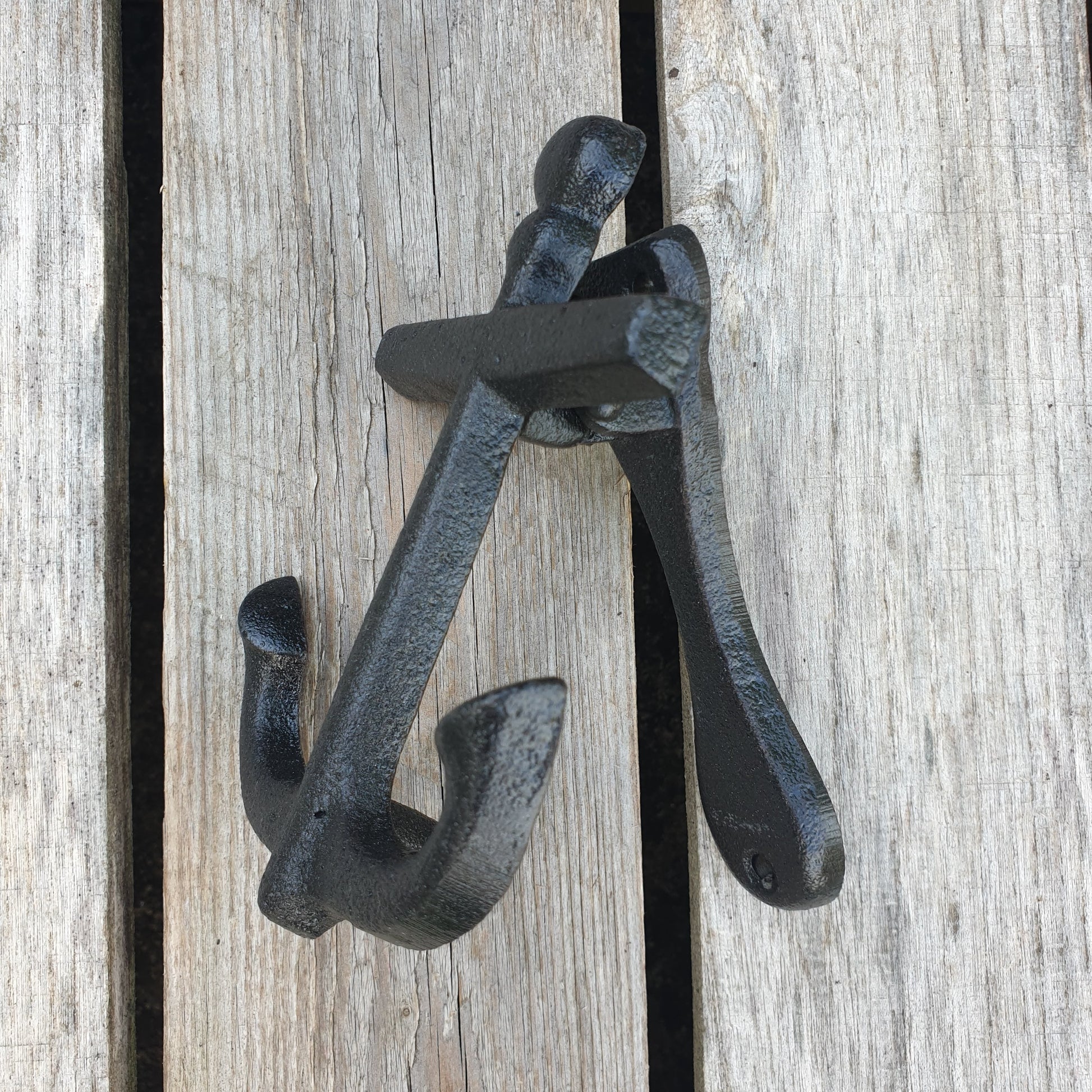 Cast Iron Door Knocker - Anchor  Hooks Knobs 