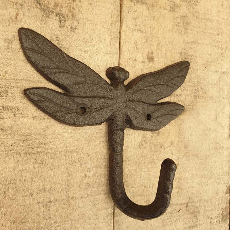 Cast Iron Dragonfly Single Hook  Hooks Knobs 