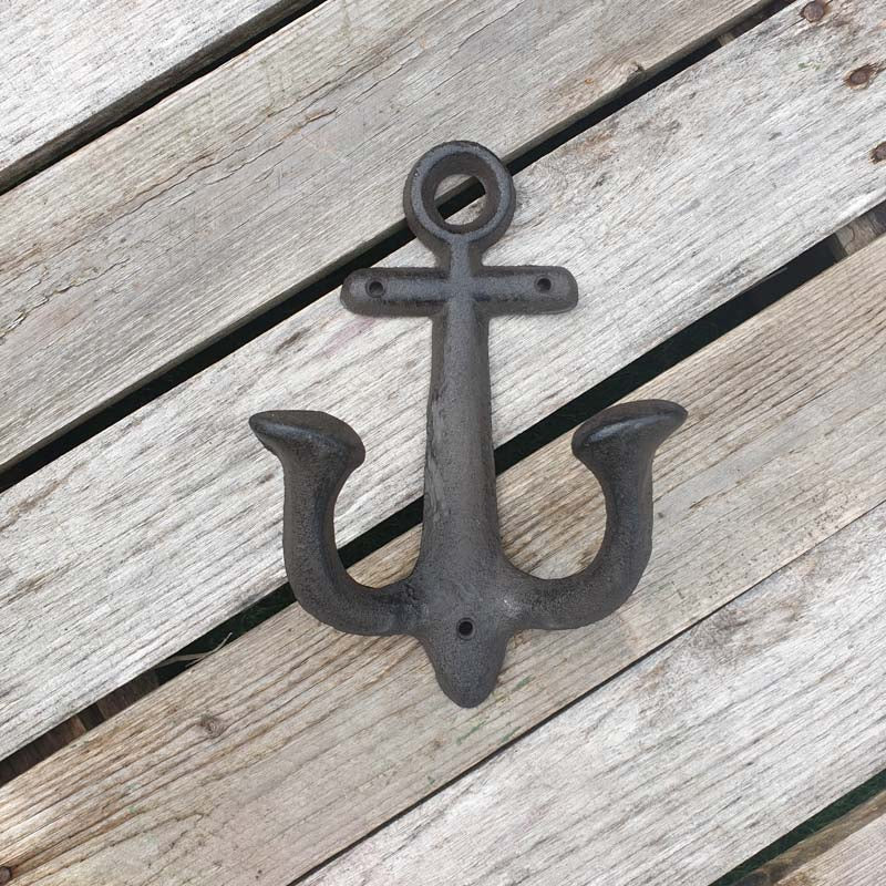 Cast Iron Anchor Hook  Hooks Knobs 