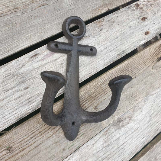 Cast Iron Anchor Hook  Hooks Knobs 