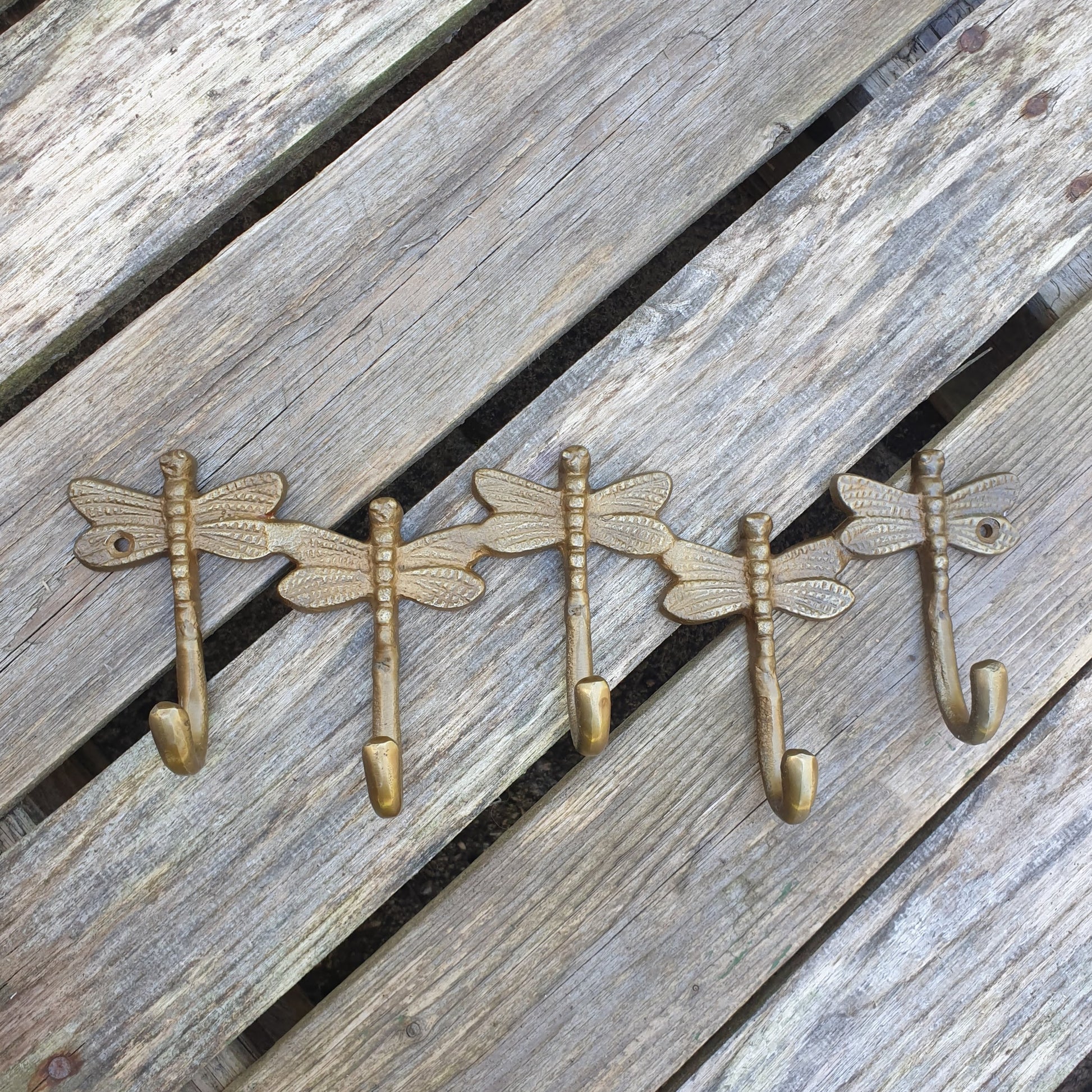 5- Dragonfly Wall Hook  Hooks Knobs 