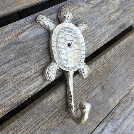 Turtle Single Hook - Chrome  Hooks Knobs 