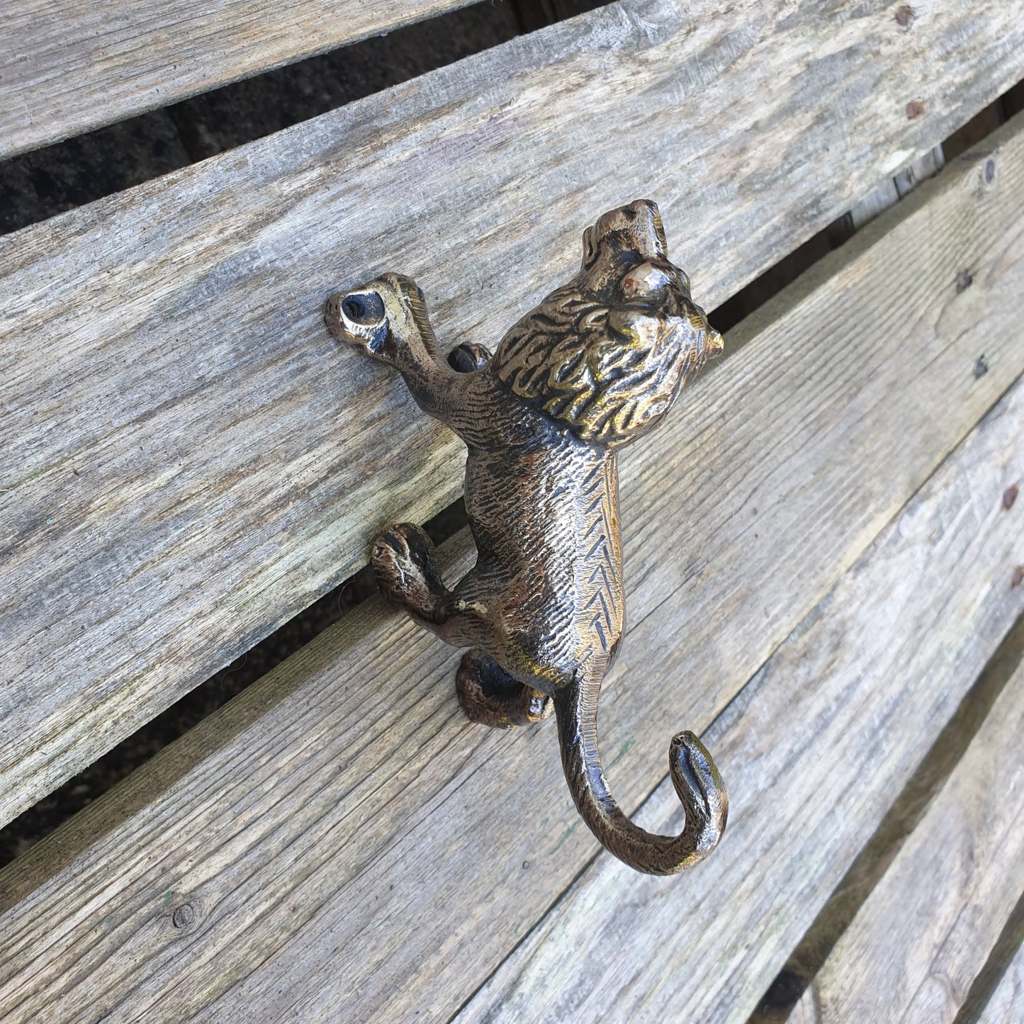 Lion Wall Hook - Antique  Hooks Knobs 