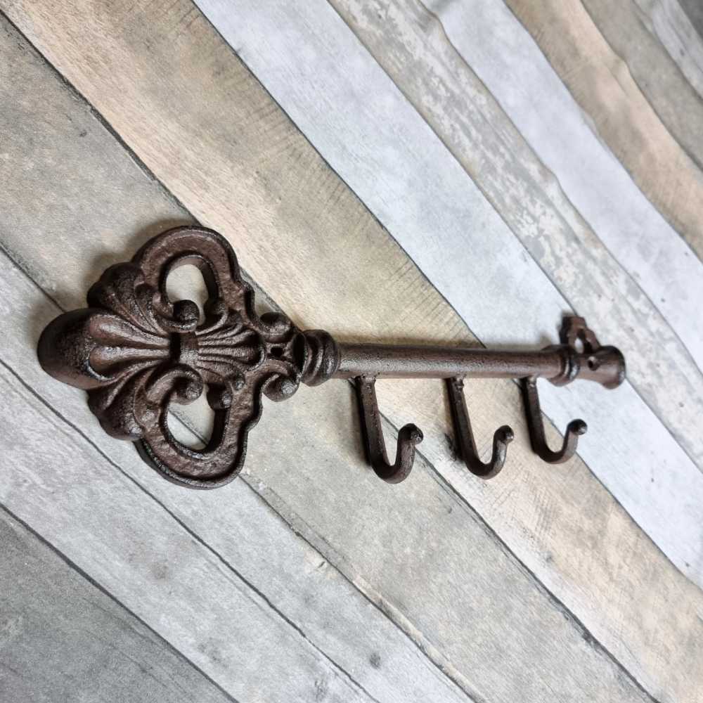 Cast Iron Key shaped Wall Hook