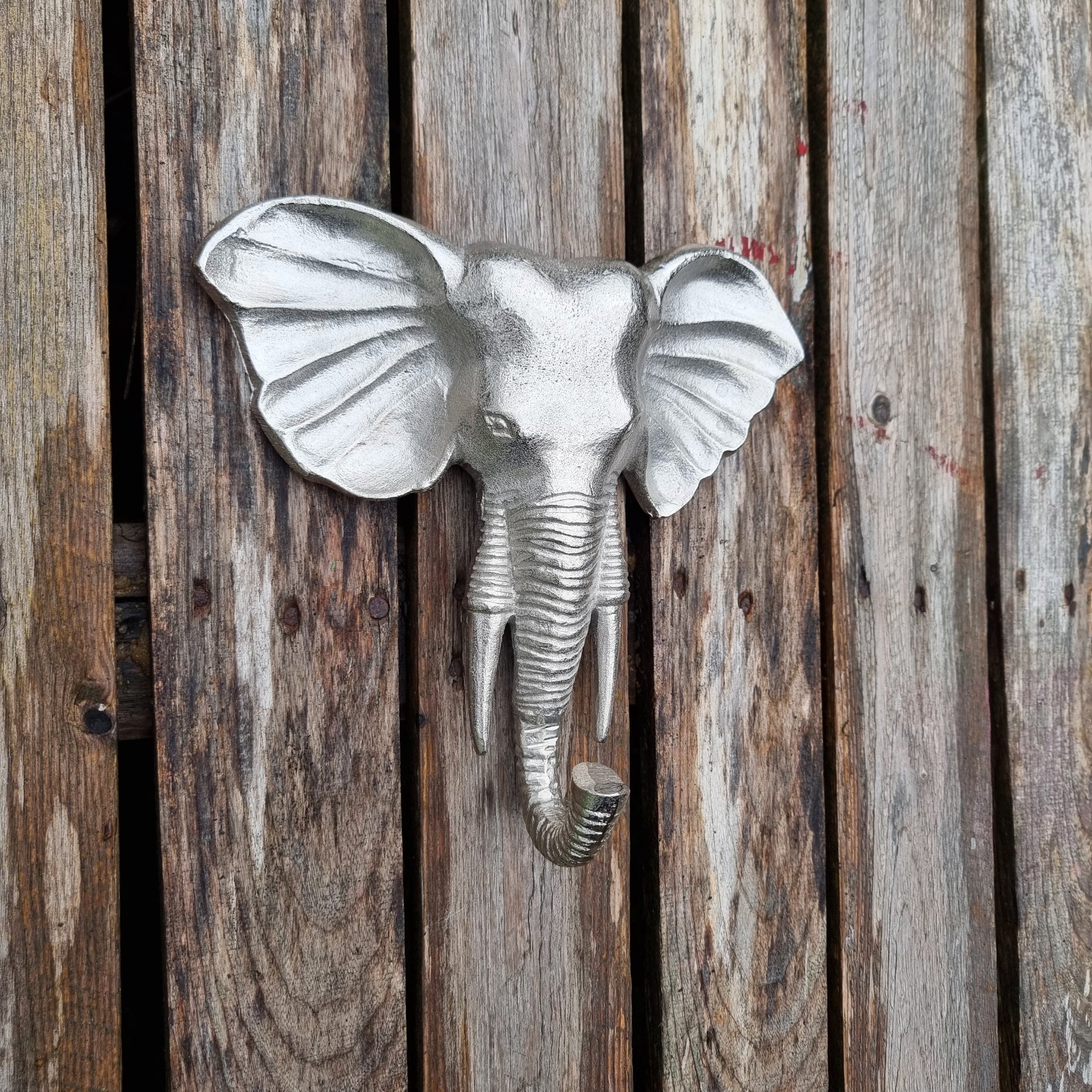 Aluminium Elephant Head Single Hook - Large Hooks Knobs